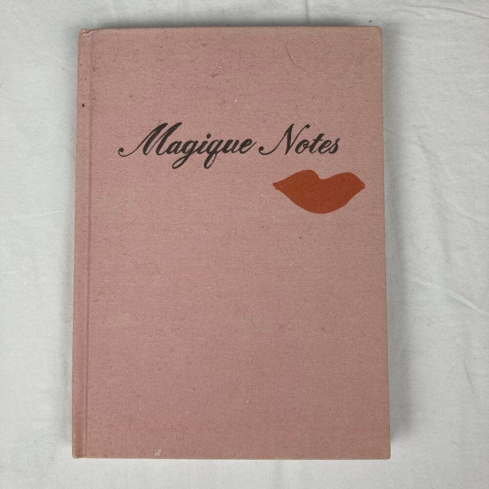 New Hotel Magique Anthropologie Cahier Notes Journal Pink Lips Lined 128 pages